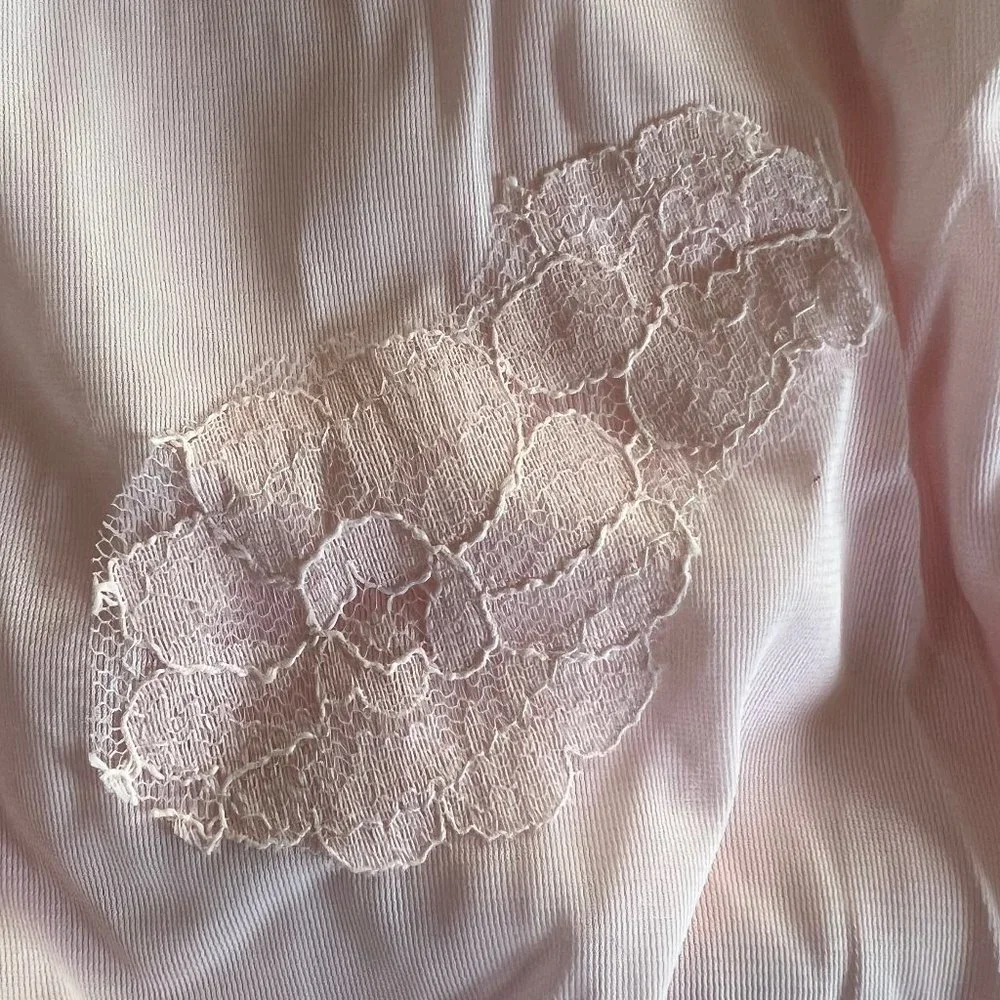 NWT Nancy King Vintage Sheer Mushroom Panty 50's Style Size 4 Blush Pink